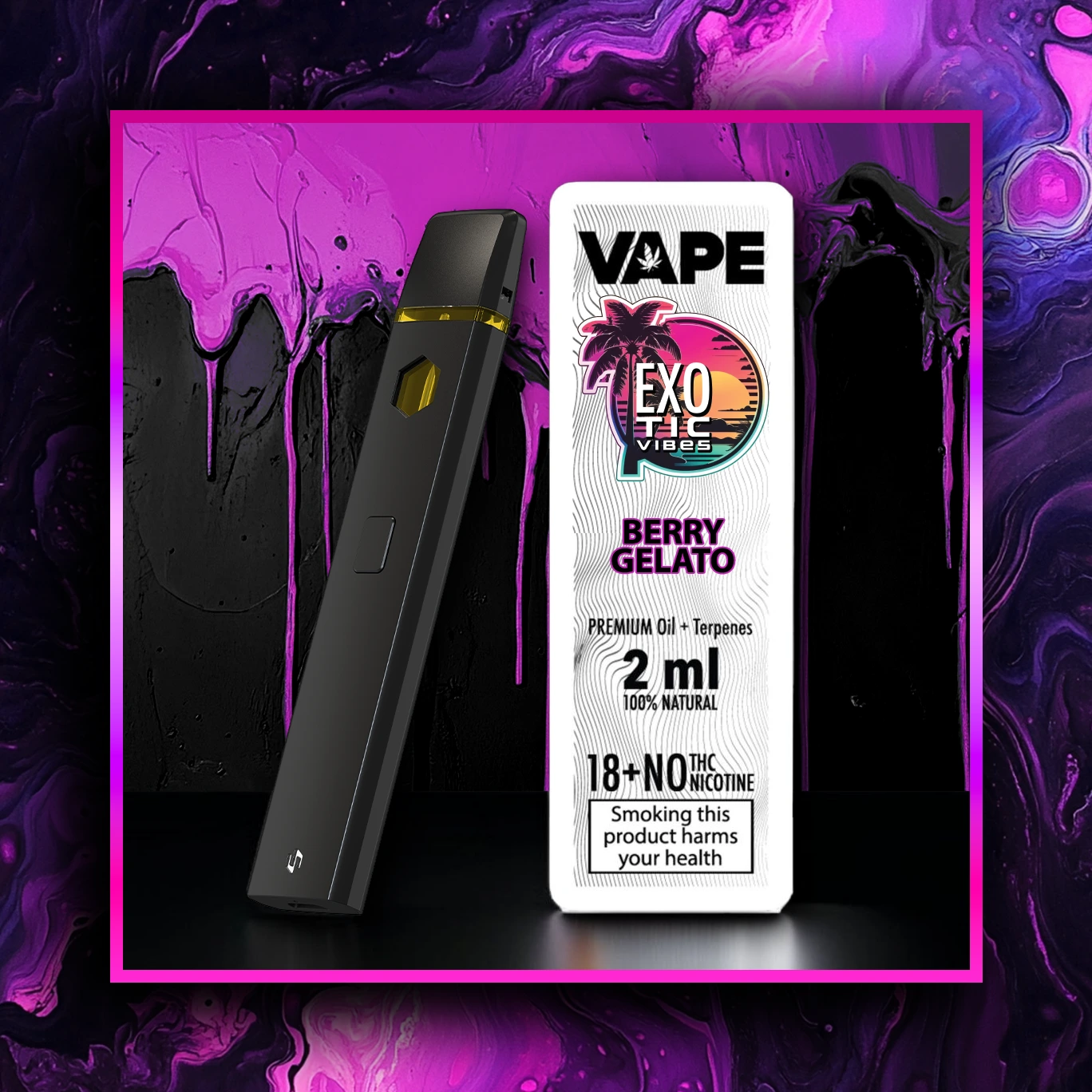 Berry Gelato HHC Premium Συσκευή Ατμίσματος - 2.00 ml. HHC