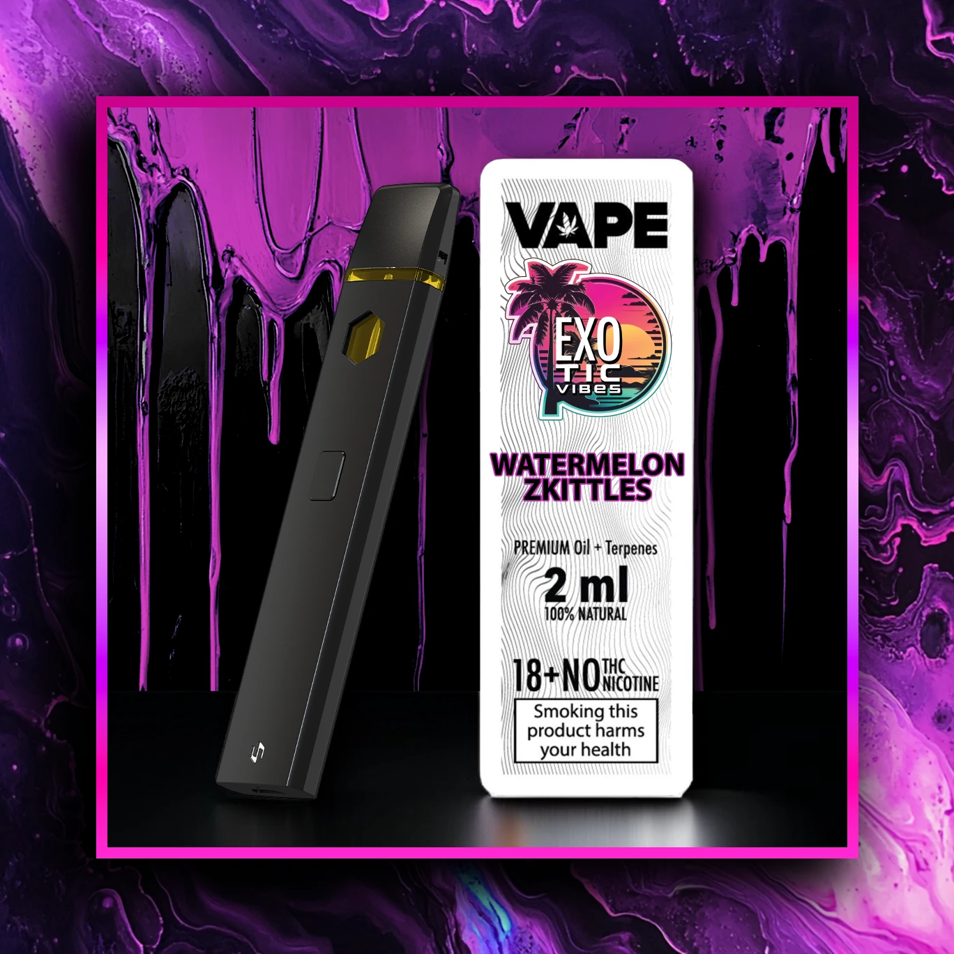Watermelon Zkittles HHC Premium Συσκευή Ατμίσματος - 2.00 ml. HHC