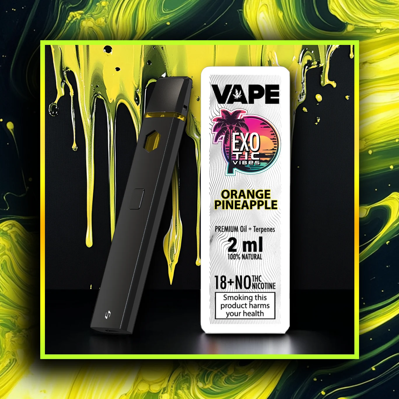 Orange Pineapple HHC Premium Συσκευή Ατμίσματος - 2.00 ml. HHC