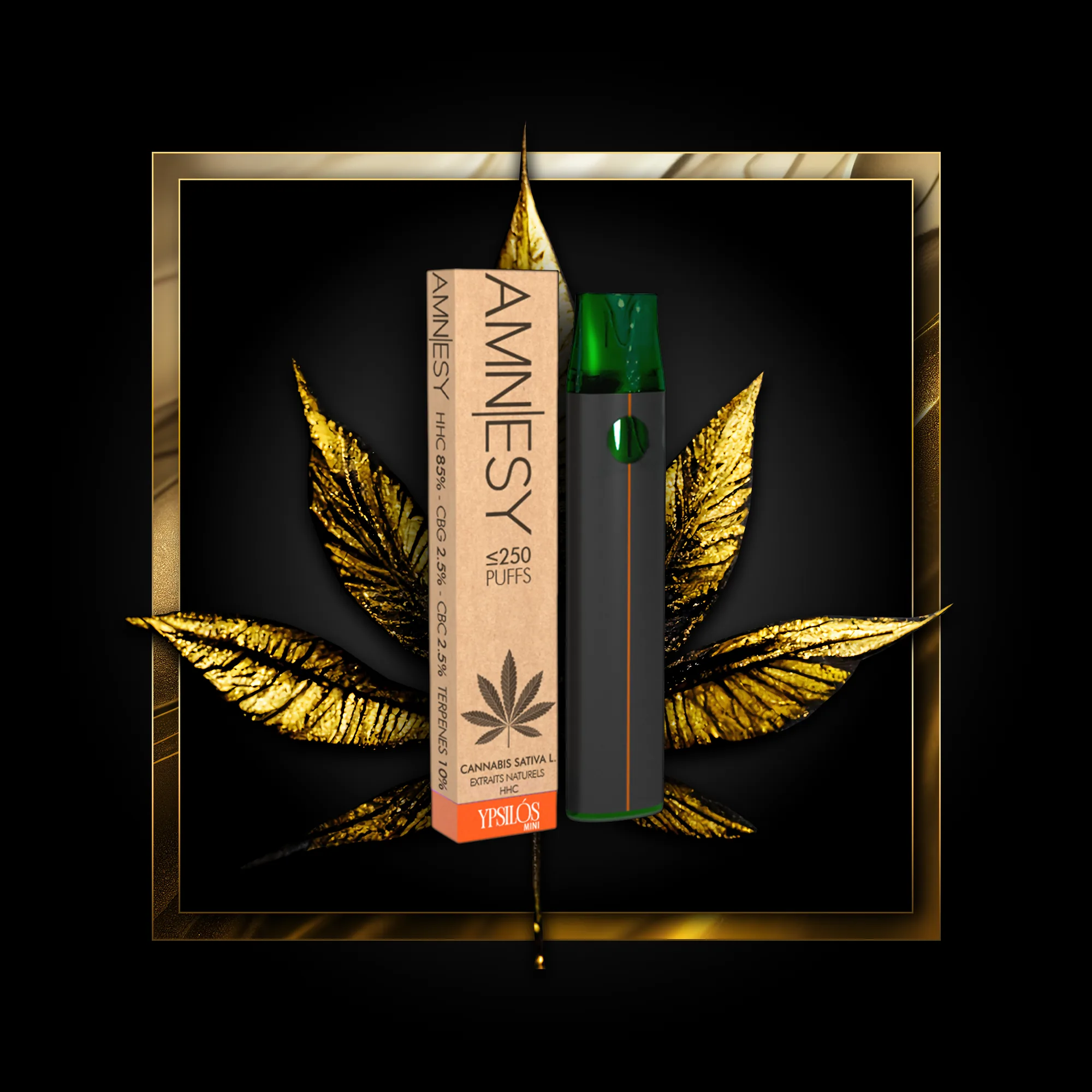 Amnesy (μιας χρήσης) 250 ρουφηξιές - 0,50 ml. HHC