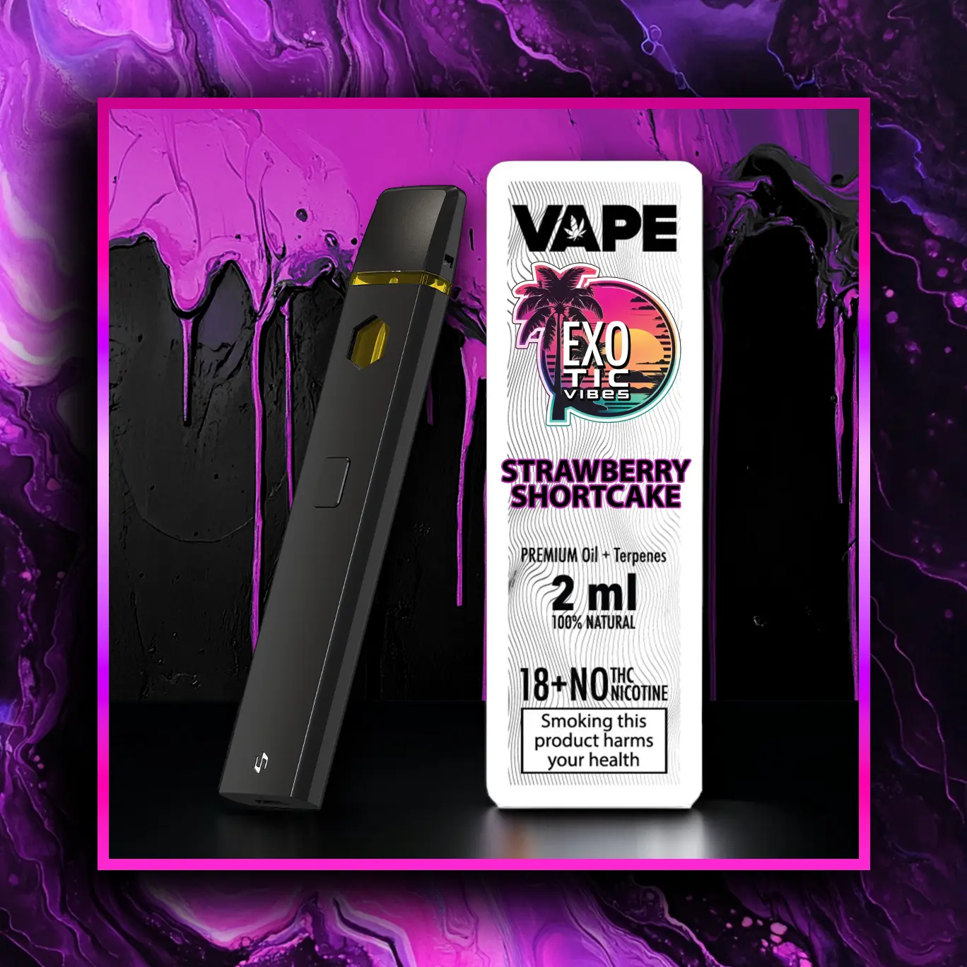 Strawberry Shortcake HHC Premium Συσκευή Ατμίσματος - 2.00 ml. HHC
